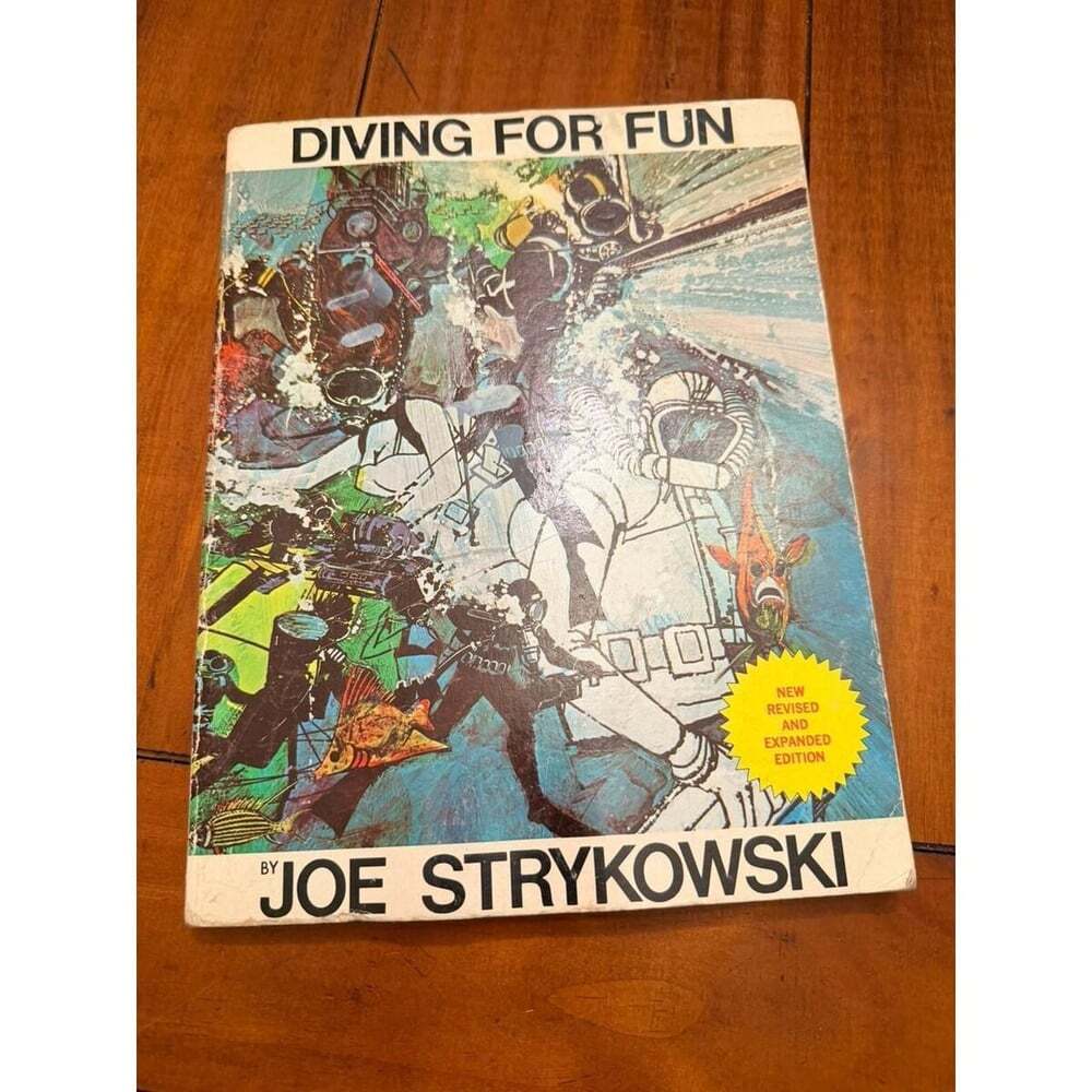Diving For Fun Joe Strykowski 1974 4th Ed Dacor Corp Vintage Scuba Diving Manual